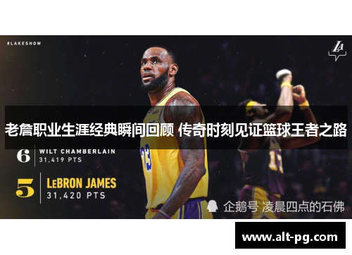 老詹职业生涯经典瞬间回顾 传奇时刻见证篮球王者之路